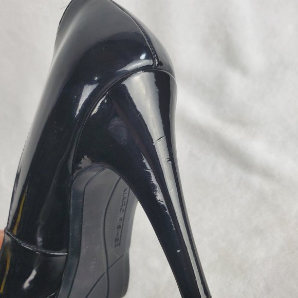 MARC FISHER | Black Heeled Shoes size 5.5 - Picture 5 of 7